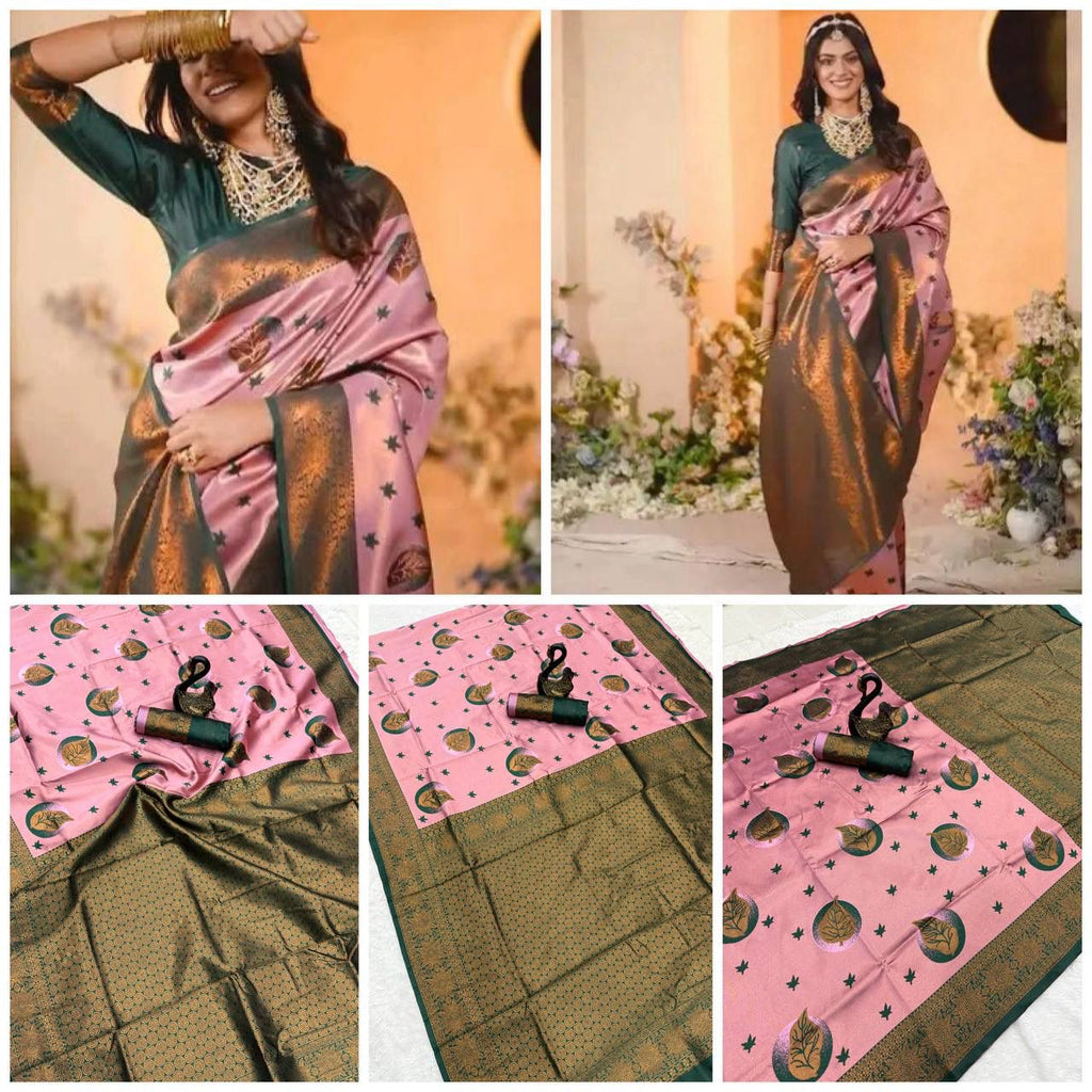 Soft And pure banarasi silk saree
