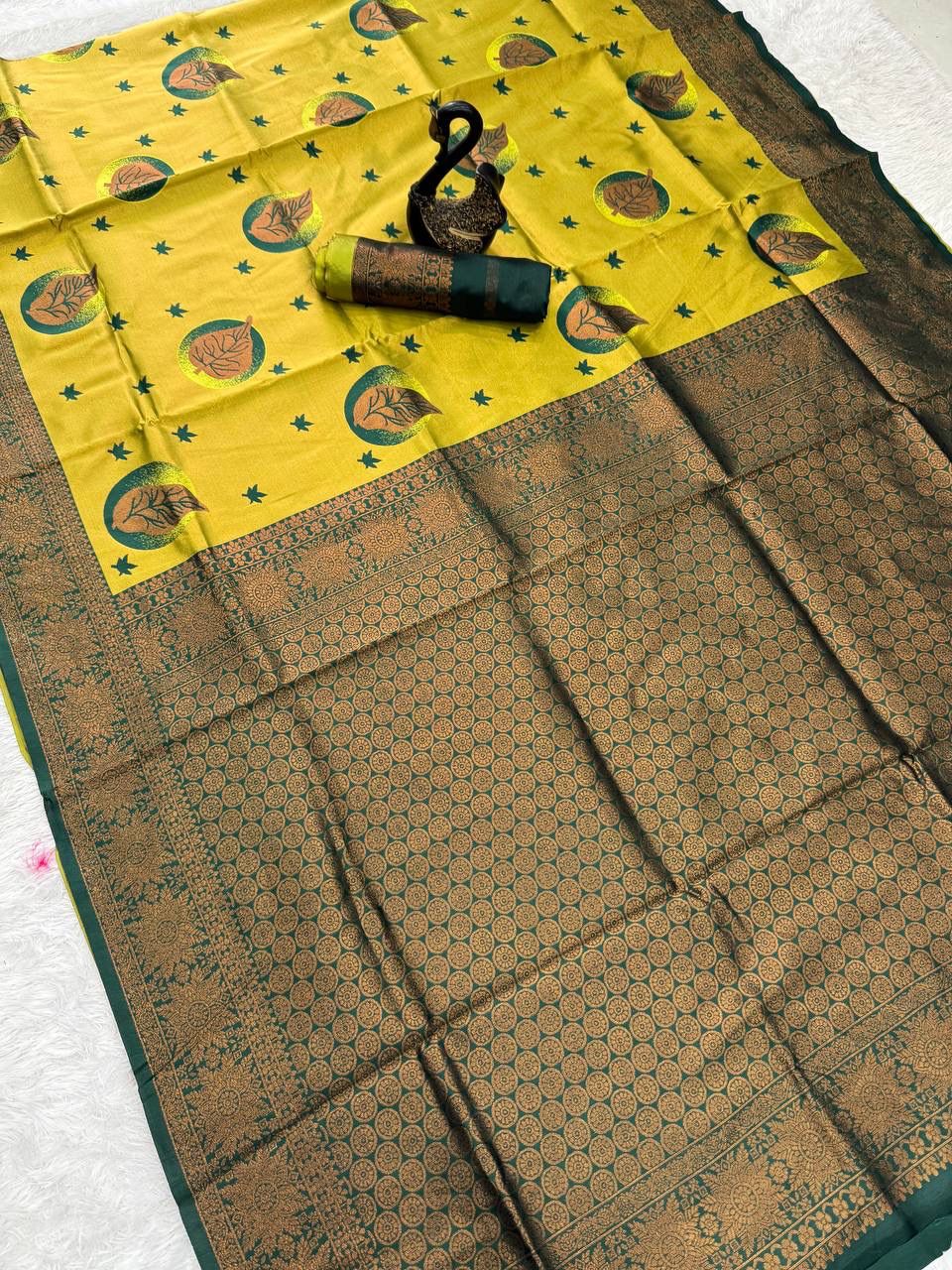 Soft And pure banarasi silk saree