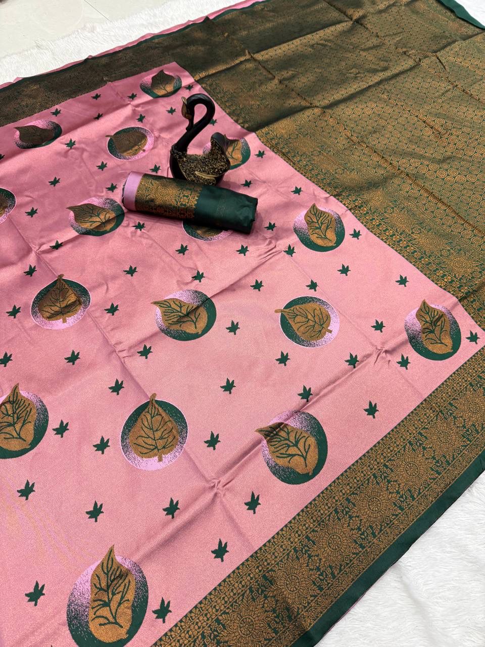 Soft And pure banarasi silk saree