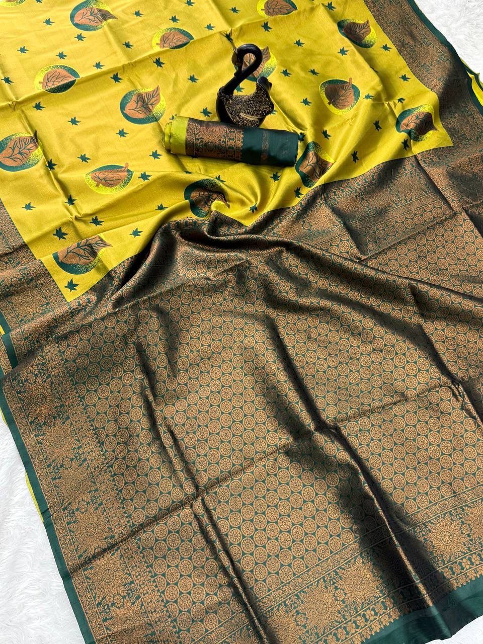 Soft And pure banarasi silk saree