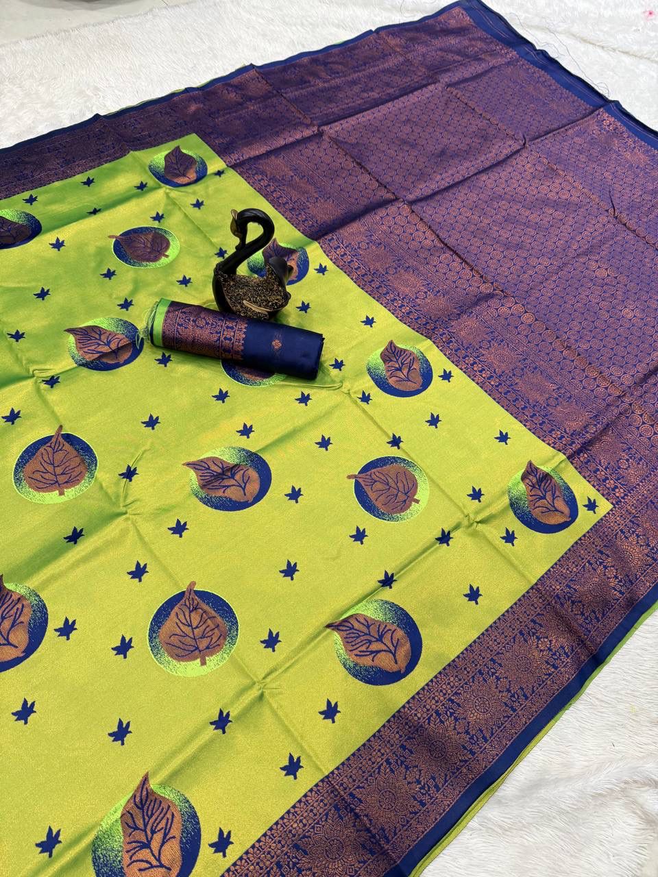 Soft And pure banarasi silk saree