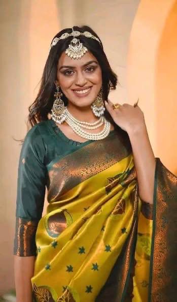 Soft And pure banarasi silk saree