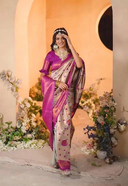 Soft And pure banarasi silk saree