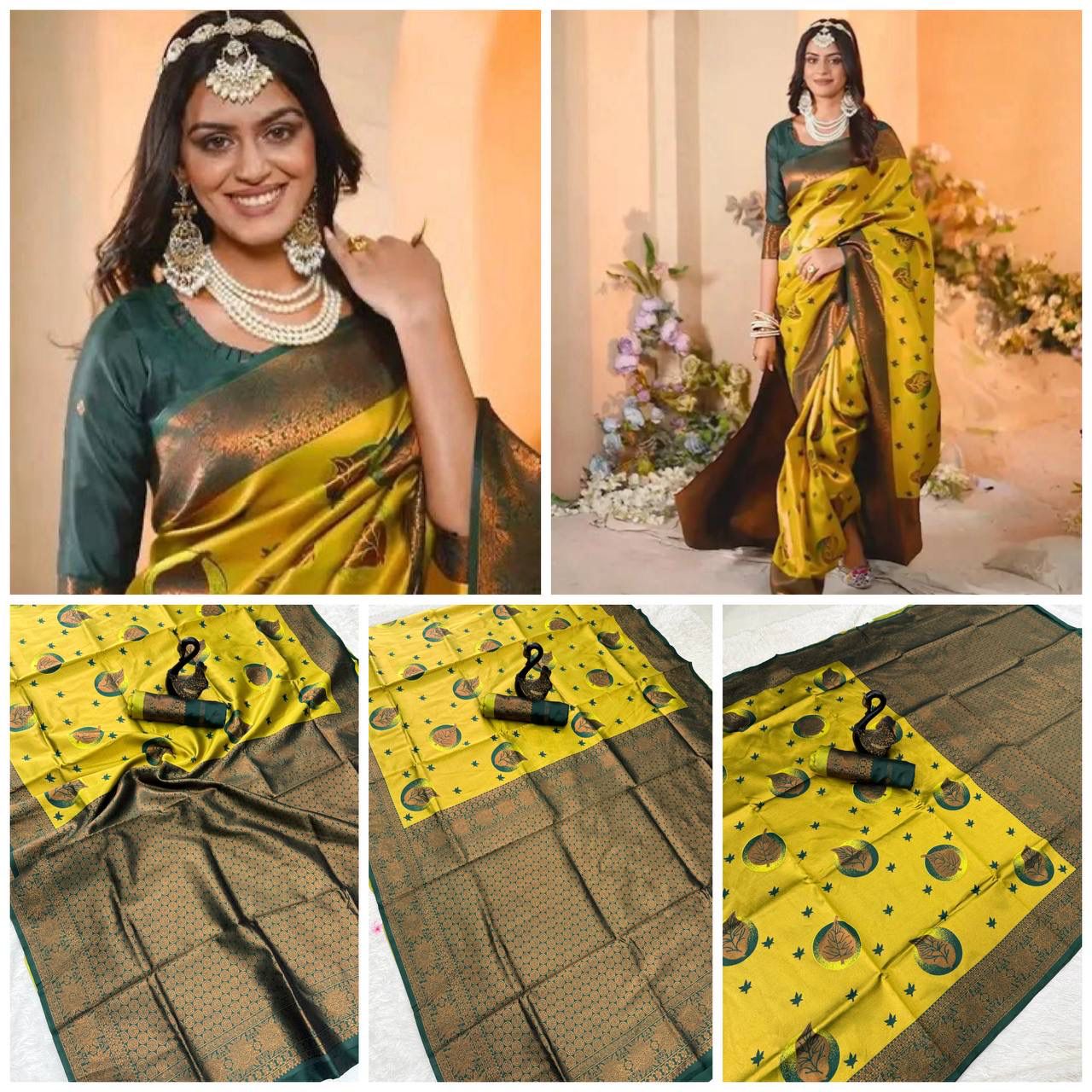 Soft And pure banarasi silk saree