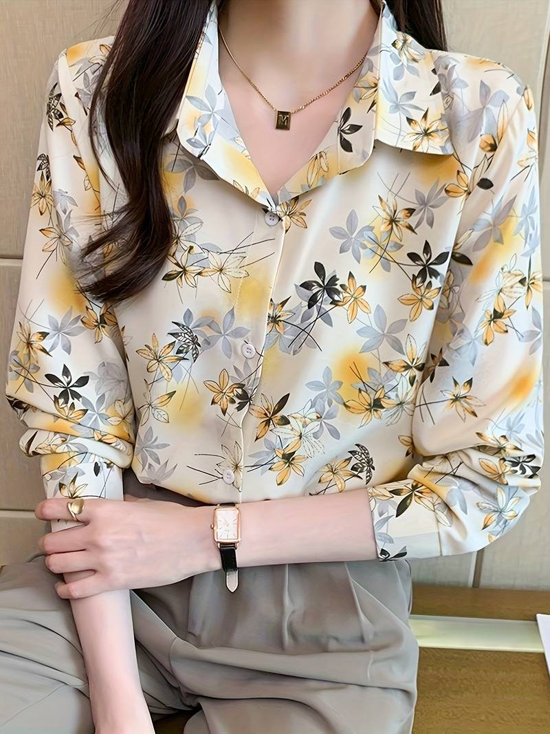 Women Relaxed Fit Fit Printed Formal Shirt - Haxberry