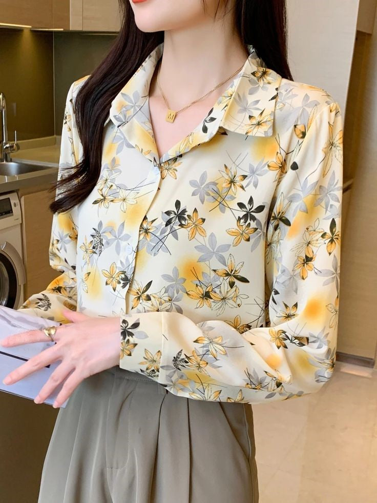 Women Relaxed Fit Fit Printed Formal Shirt - Haxberry