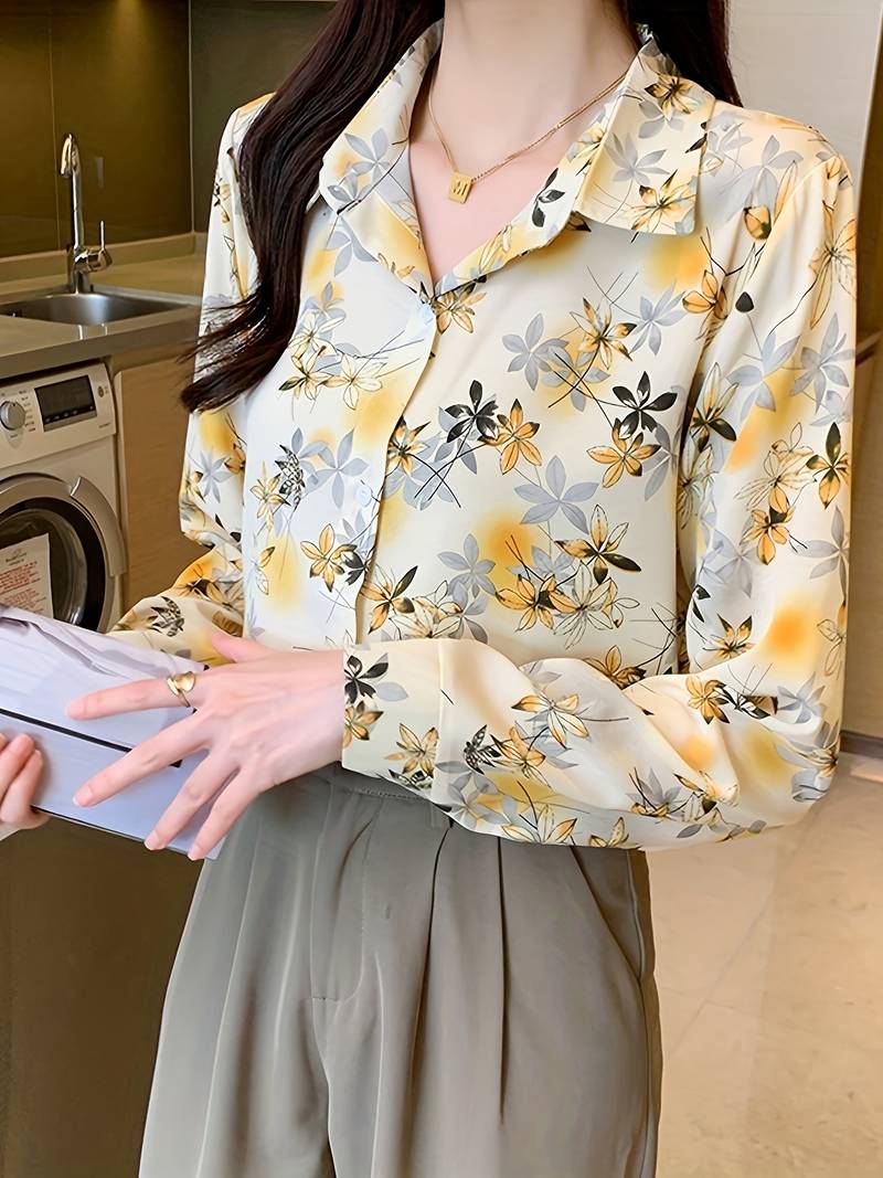 Women Relaxed Fit Fit Printed Formal Shirt - Haxberry