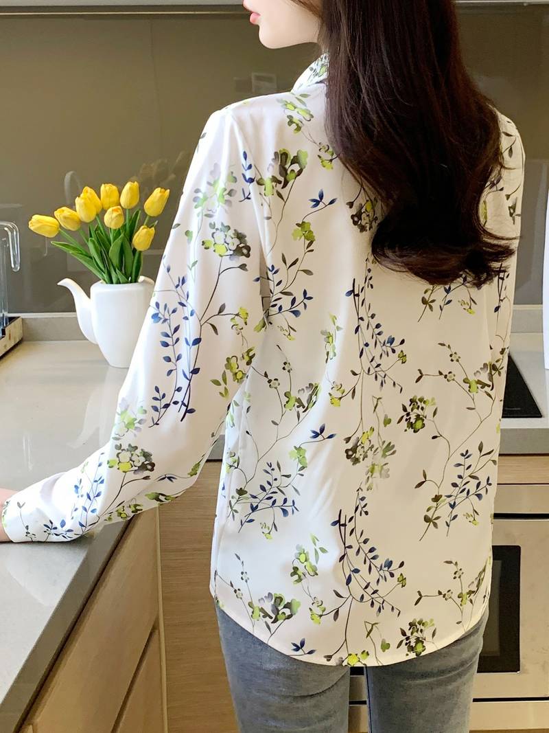 Women Regular Fit Printed Button Down Collar Casual Shirt - Haxberry