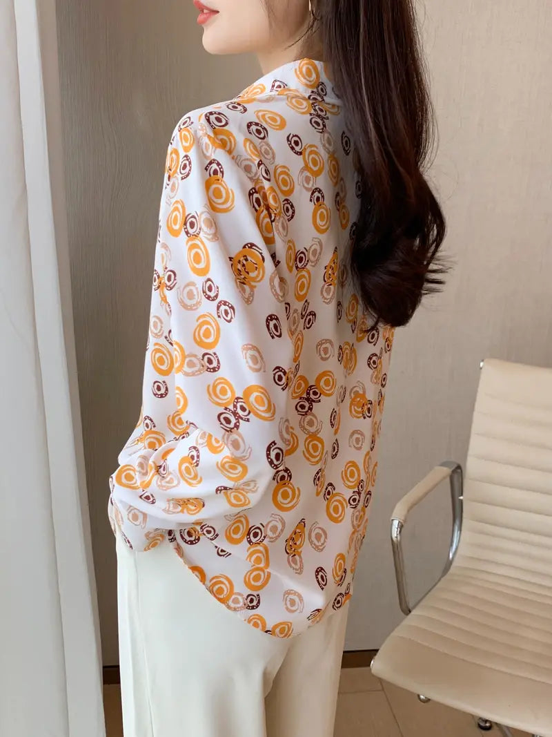 Women Relaxed Fit Fit Printed Formal Shirt - Haxberry